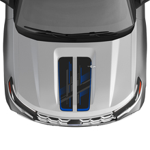Techno Geperforeerde Motorkap Strepen Vinyl Decal Kit voor Musclecar Explorer ST 2020-26_3