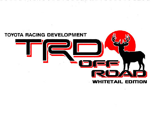 TRD Off Road Whitetail Edition Vinylstickers voor Toyota FJ Cruiser