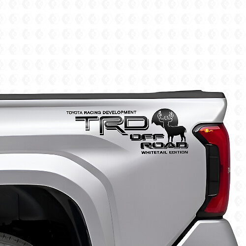 TRD Off Road Whitetail Edition Vinylstickerset voor Toyota Tacoma Tundra
