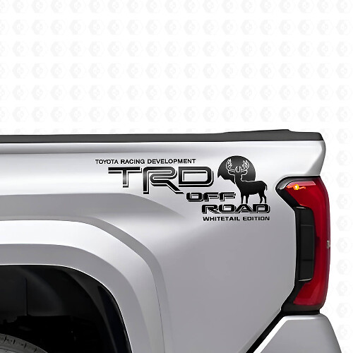 TRD Off Road Whitetail Edition Vinylstickerset voor Toyota Tacoma Tundra_1