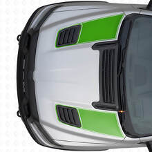 Set vinylstickers met dubbele omlijning voor motorkapventilaties voor Dodge Ram Sport 2019+_3