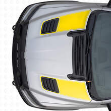 Set vinylstickers met dubbele omlijning voor motorkapventilaties voor Dodge Ram Sport 2019+_5