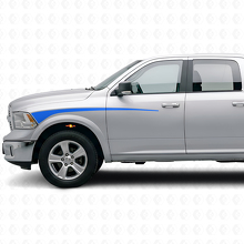 Accentstrepen Voorspatbord & Deur Vinyl Decal Kit voor Dodge Ram 2009+_2