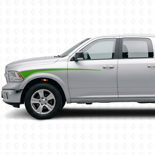 Accentstrepen Voorspatbord & Deur Vinyl Decal Kit voor Dodge Ram 2009+_3