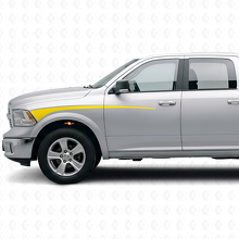 Accentstrepen Voorspatbord & Deur Vinyl Decal Kit voor Dodge Ram 2009+_5