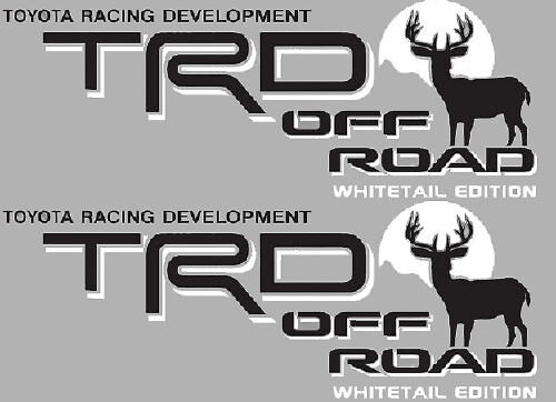 TRD Off Road Whitetail Edition hert zijdecals voor Toyota FJ Cruiser