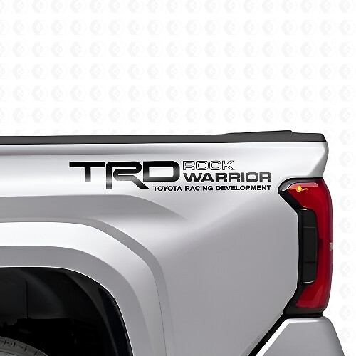 TRD Rock Warrior Zijwand Vinyl Decal Set voor Toyota Trucks