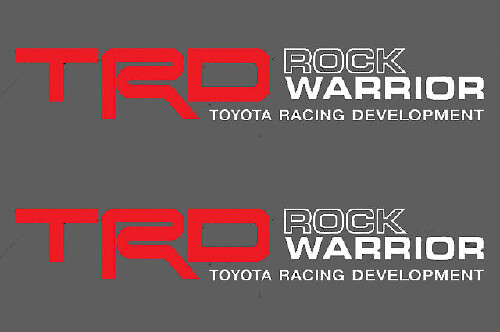 TRD Rock Warrior zijvinylsticker set voor Toyota FJ Cruiser
