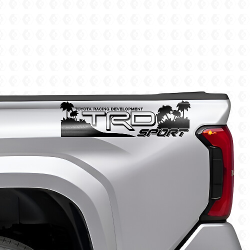 TRD Off Sport Beach Style Achterzijde Vinyl Decal Set voor Toyota Trucks