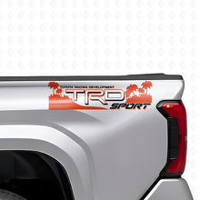 TRD Off Sport Beach Style Achterzijde Vinyl Decal Set voor Toyota Trucks_4