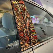 Demon Clown Deurstijl Vinyl Decal Set_2