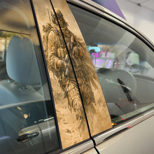 Desert Mercenary Deurstijl Vinyl Decal Set_2