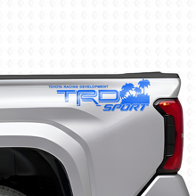 TRD Sport Beach Style Zijvinylsticker Set voor Toyota Trucks_2