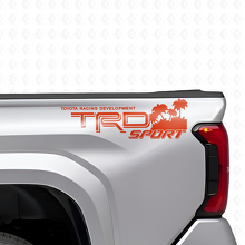 TRD Sport Beach Style Zijvinylsticker Set voor Toyota Trucks_4