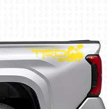TRD Sport Beach Style Zijvinylsticker Set voor Toyota Trucks_5