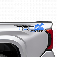 TRD Sport Beach Style Zijvinylsticker Set voor Toyota Trucks_7