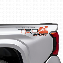 TRD Sport Beach Style Zijvinylsticker Set voor Toyota Trucks_9