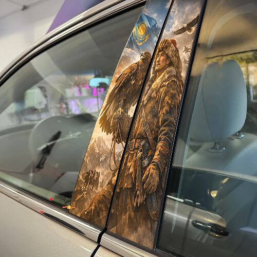 Eagle Hunter Deurstijl Vinyl Decal Set_1