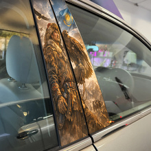 Eagle Hunter Deurstijl Vinyl Decal Set_2