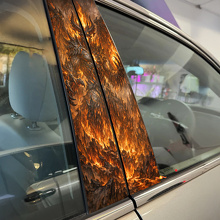 Fire Demon Deurstijl Vinyl Decal Set_2