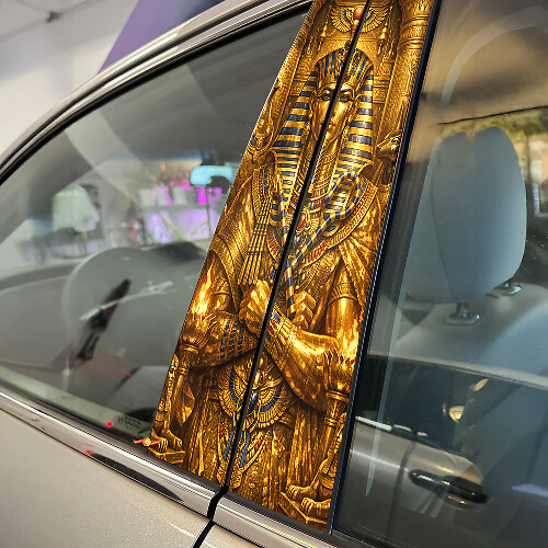 Gouden Farao Deurstijl Vinyl Sticker Set