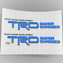 TRD Supercharged Bed Side Vinyl Sticker Set voor Toyota Trucks_2