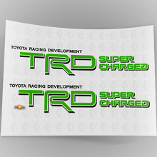 TRD Supercharged Bed Side Vinyl Sticker Set voor Toyota Trucks_3