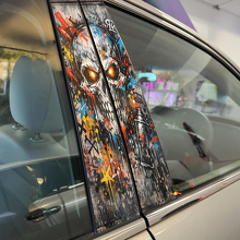 Graffiti Skull Deurstijl Vinyl Sticker Set_2