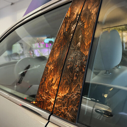 Hades Lord Deurstijl Vinyl Decal Set