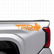 TRD Stijl Texas Kaart Zij Vinyl Sticker Set voor Toyota Trucks_4