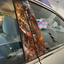 Kabuki Demon Deurstijl Vinyl Decal Set_2