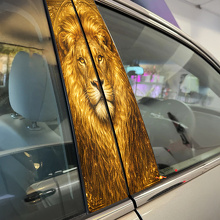 Lion King Gezicht Deurstijl Vinyl Decal Set_2