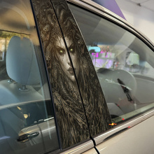 Medusa Gorgone Deurstijl Vinyl Decal Set_2