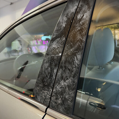 Shadow Assassin Deurdorpel Vinyl Decal Set
