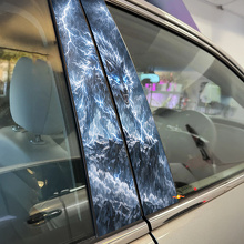 Storm Wolf Deurstijl Vinyl Decal Set_2