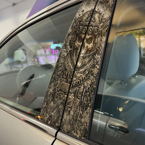Stormtrooper Schedel Deurstijl Vinyl Decal Set