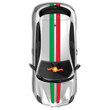 Vinylstickerset Racingstijl bovenste zijkanten voor Alfa Romeo_2