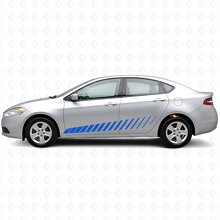Geaccentueerde Stroboscoop Zijstrepen Vinyl Decal Kit voor Dodge Dart_2