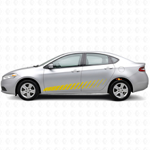 Geaccentueerde Stroboscoop Zijstrepen Vinyl Decal Kit voor Dodge Dart_5