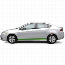 Rechte Deurside Strepen Vinyl Decal Kit voor Dodge Dart_2