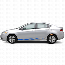 Racing Stijl Deur Zijstrepen Vinyl Decal Kit voor Dodge Dart_2