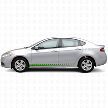 Racing Stijl Deur Zijstrepen Vinyl Decal Kit voor Dodge Dart_3