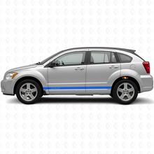 Aangepast omtrek zijstrepen vinyl decalset voor Dodge Caliber 2007+_2