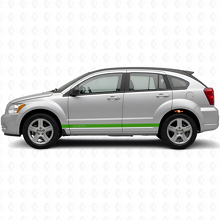 Aangepast omtrek zijstrepen vinyl decalset voor Dodge Caliber 2007+_3