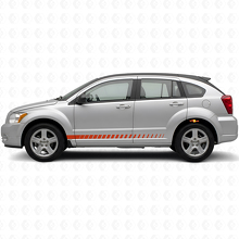 Racingstijl Zijstrepen Vinyl Decal Kit voor Dodge Caliber 2007+_4