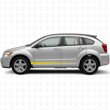 Racingstijl Zijstrepen Vinyl Decal Kit voor Dodge Caliber 2007+_5
