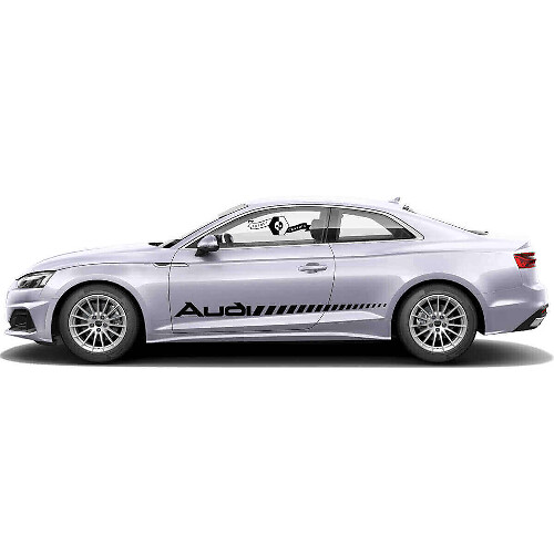 Stijlvolle Stroboscoop Zijvinyl Decal Kit voor Audi A5