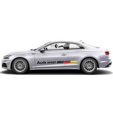 Duitse Vlag Stijl Merkzijdesticker Kit voor Audi A5_3