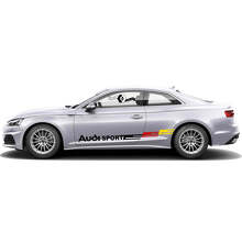Duitse Vlag Stijl Merkzijdesticker Kit voor Audi A5_5