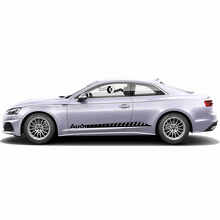 Gemerkt Zijstrepen Vinyl Decal Kit voor Audi A5_3
